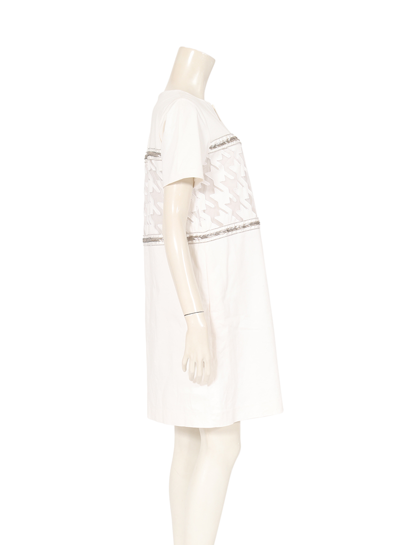 アドーア Adore ワンピース 白 切替 ハイブランド ブランド専門の中古通販サイト