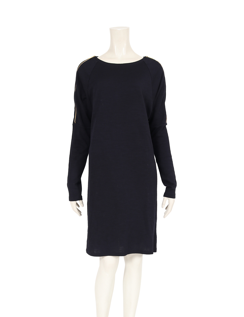 マイケルマイケルコース Michael Michael Kors ニット ワンピース レーヨン ネイビー サイドジップ ハイブランド ブランド専門の中古通販サイト
