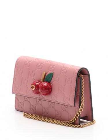 グッチ(GUCCI)グッチシマ|シグネチャー|チェリー|ミニバッグ グッチ(GUCCI)グッチシマ|シグネチャー|チェリー|ミニバッグ