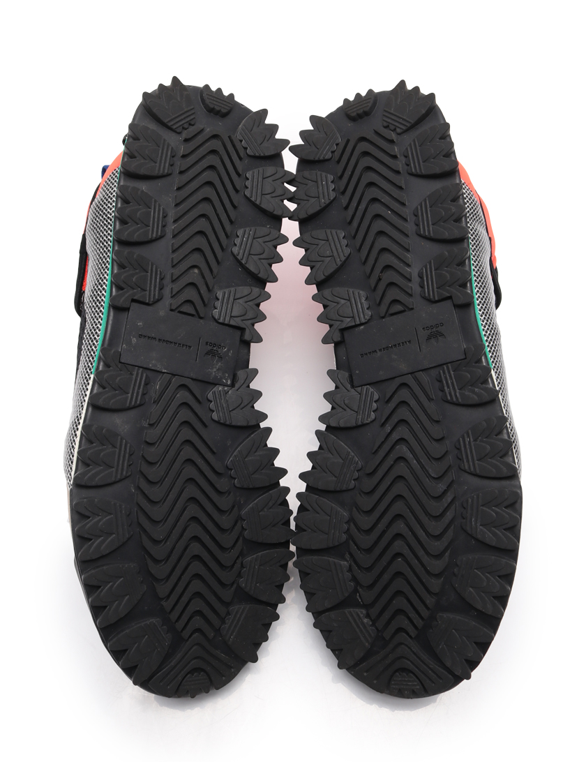 アディダスオリジナルスバイアレキサンダーワン Adidas Originals By Alexander Wang Aw Reissue Run スニーカー ナイロン スエード メッシュ 黒 オレンジ グレー 緑 ハイブランド ブランド専門の中古通販サイト