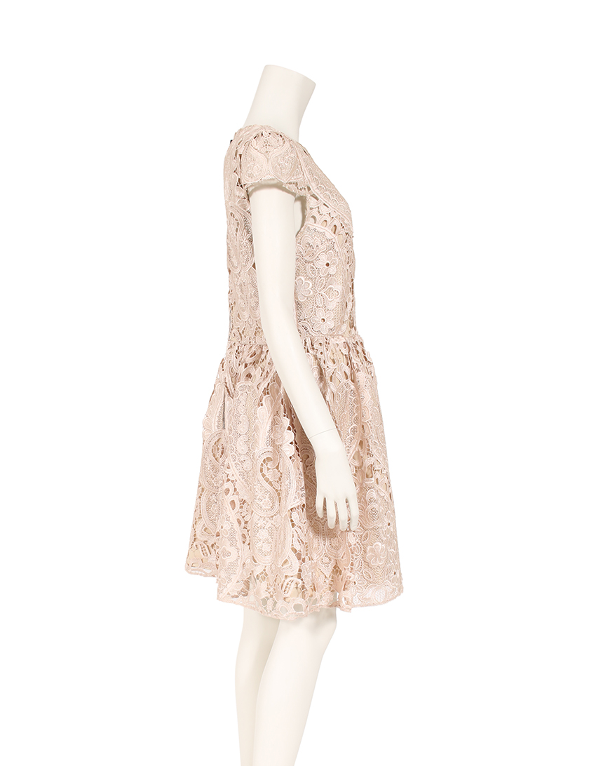 アリスアンドオリビア(Alice + Olivia)ワンピース|レース|ベージュ|ハイブランド・ブランド専門の中古通販サイト(374177)