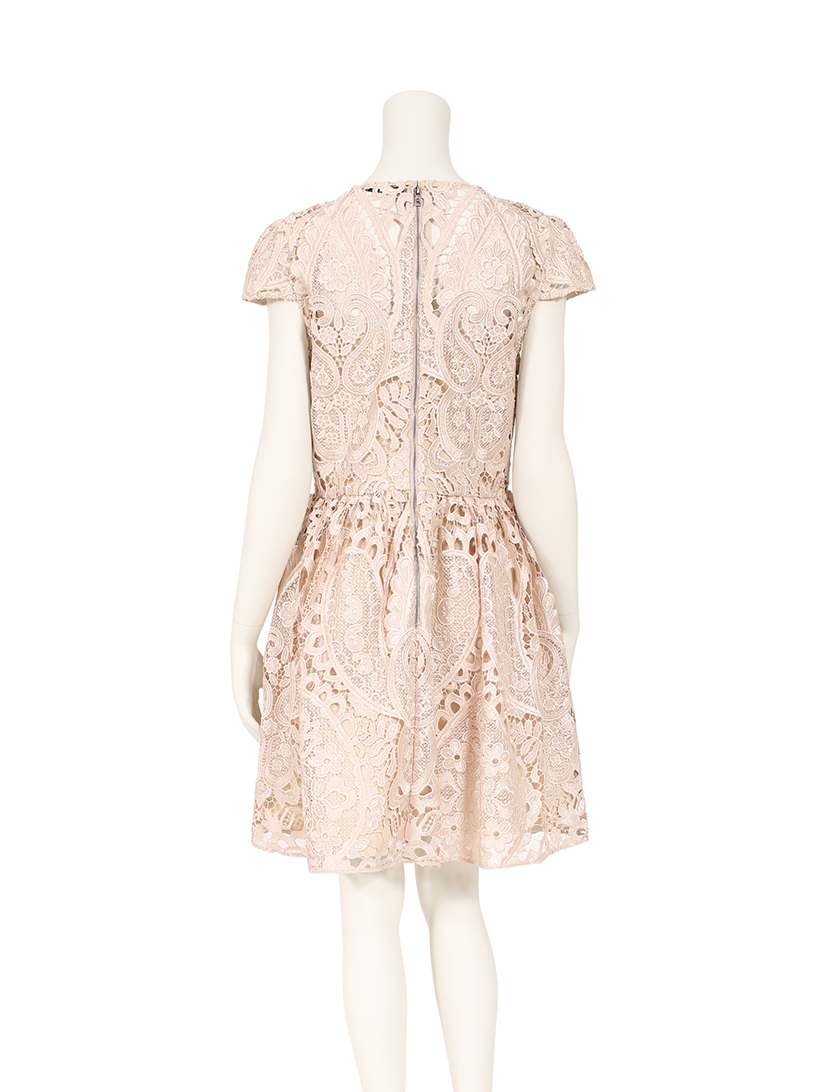 アリスアンドオリビア(Alice + Olivia)ワンピース|レース|ベージュ|ハイブランド・ブランド専門の中古通販サイト(374177)