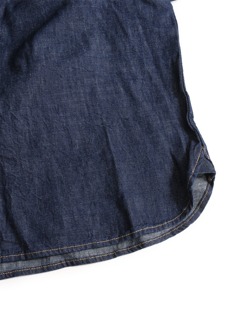 ローレンラルフローレン Lauren Ralph Lauren デニム シャツワンピース ネイビー ハイブランド ブランド専門の中古通販サイト