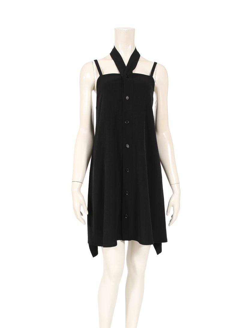 ワイズ Y S キャミソールワンピース 黒 ハイブランド ブランド専門の中古通販サイト