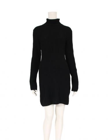ヨウジヤマモト Yohji Yamamoto Regulation Yohji Yamamoto ワンピース タートルネック 黒 ハイブランド ブランド専門の中古通販サイト