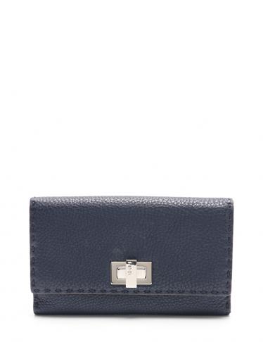 FENDI・財布・小物・セレリア ピーカブー 二つ折り長財布 レザー