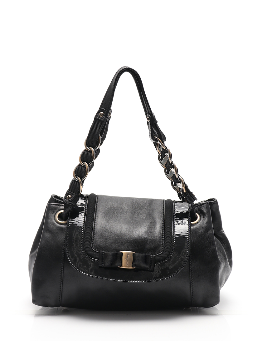 Salvatore Ferragamo ★ヴァラ★黒★約23.5cm★フェラガモ 美品・定価8.4万】Salvatore Ferragamo/サルヴァトーレ