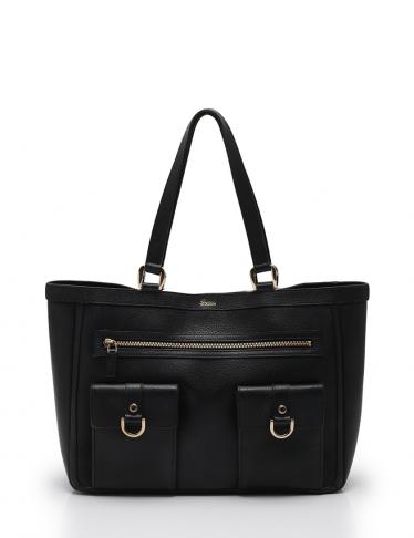 GUCCI・バッグ・GGキャンバス アビー トートバッグ レザー 黒｜【公式