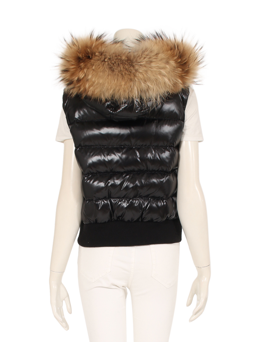 美品 MONCLER モンクレール TARN GILET ベスト ファー 直販 ...
