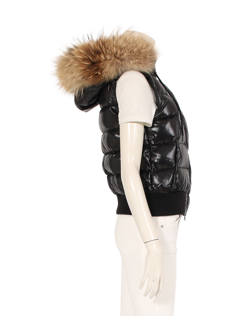 美品 MONCLER モンクレール TARN GILET ベスト ファー 直販 ...