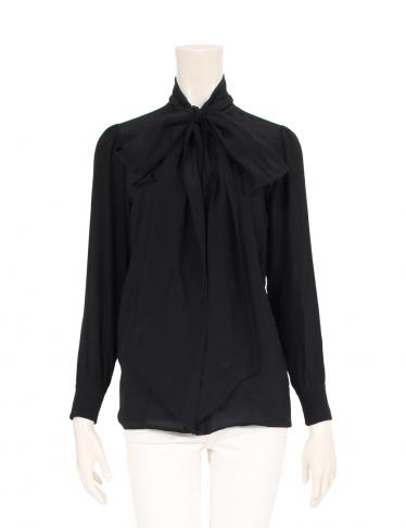 【GUCCI】 ブラック リブニット トップス M　オールシルク GUCCI】 ブラック リブニット トップス M オールシルク - メルカリ