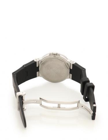 ブルガリ Bvlgari ディアゴノスクーバー 38mm ダイバーズウォッチ 腕時計 メンズ 自動巻き Ss ラバー シルバー 黒 ハイブランド ブランド専門の中古通販サイト