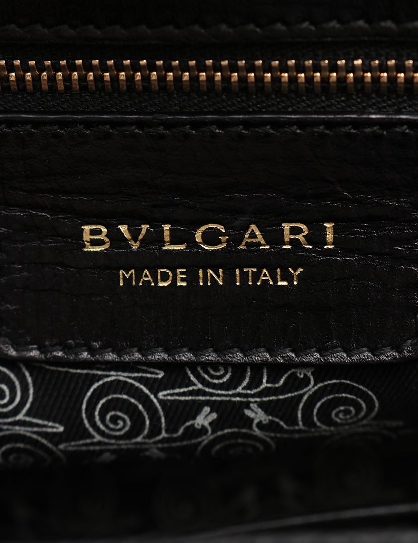 ブルガリ Bvlgari Isabella Rossellini イザベラロッセリーニ ハンドバッグ レザー 黒 ハイブランド ブランド専門の中古通販サイト