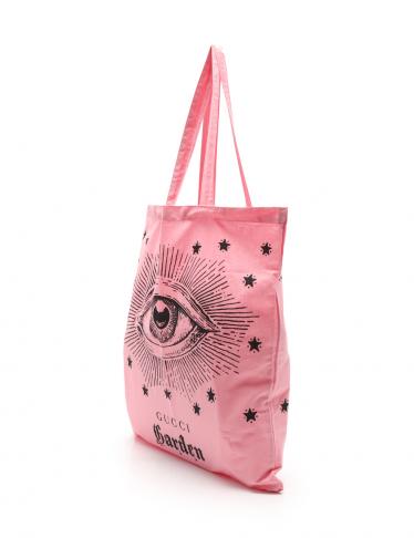 グッチ(GUCCI)Garden|ガーデン|トートバッグ|コットン|ピンク|限定|ハイブランド・ブランド専門の中古通販サイト(391353)