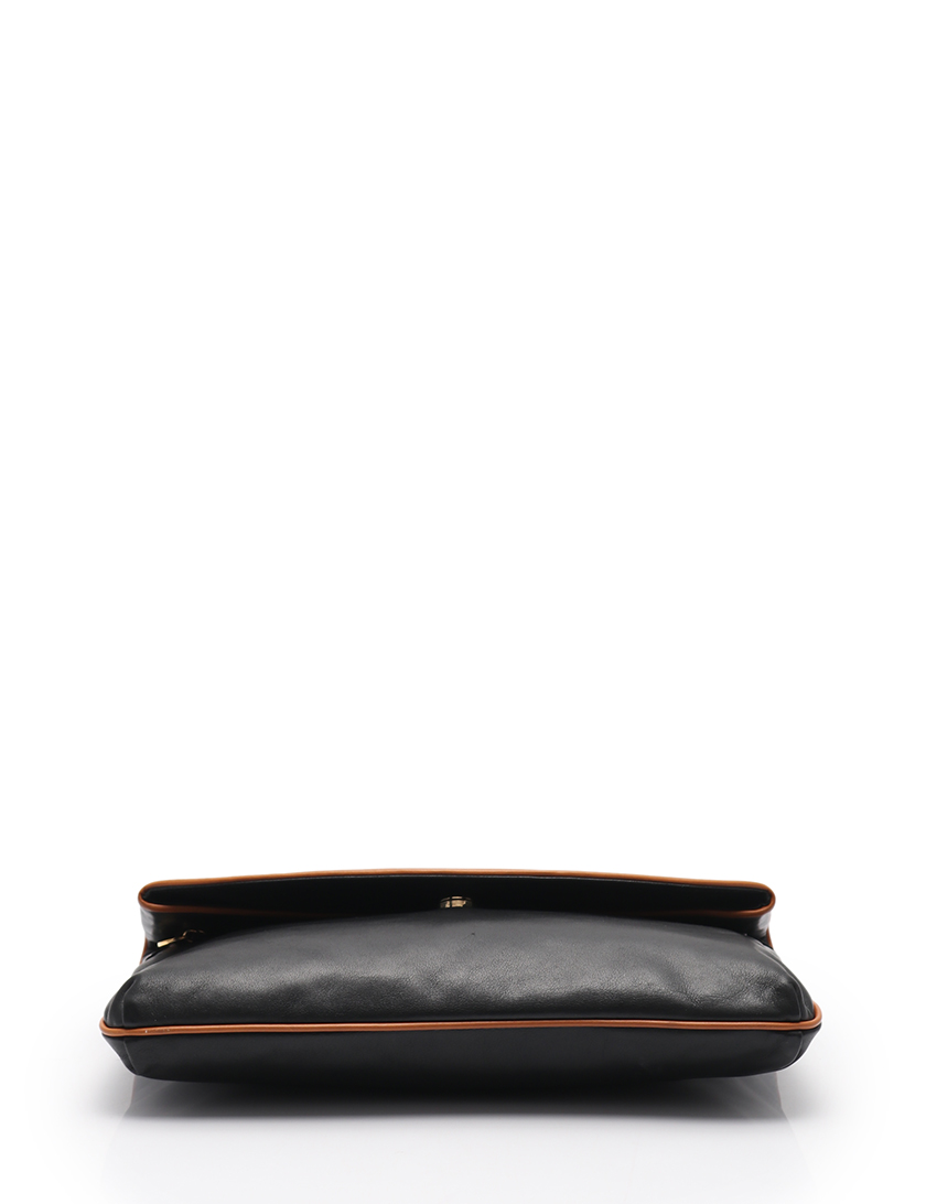 セリーヌ(CELINE)|クラッチバッグ|レザー|黒|茶|ヴィンテージ|ハイブランド・ブランド専門の中古通販サイト(397532)
