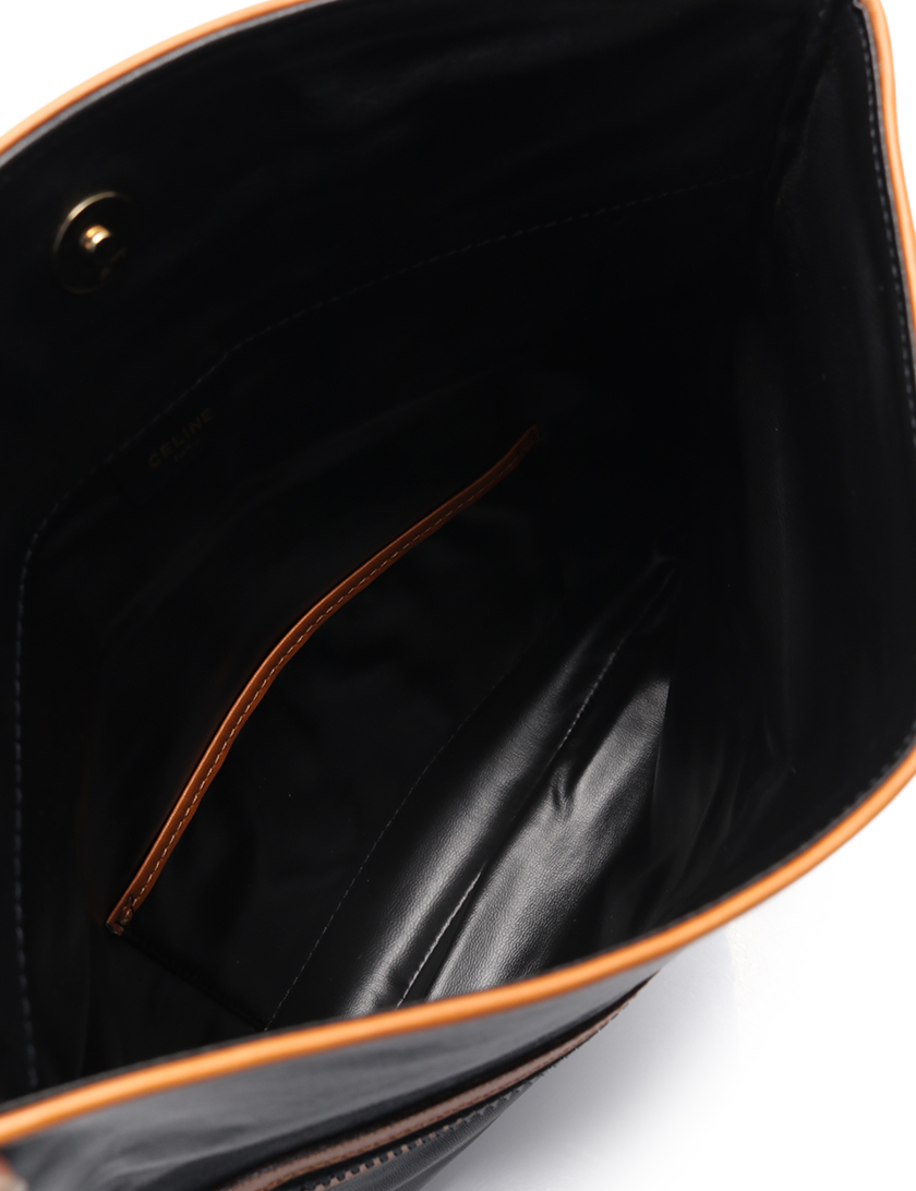 セリーヌ(CELINE)|クラッチバッグ|レザー|黒|茶|ヴィンテージ|ハイブランド・ブランド専門の中古通販サイト(397532)