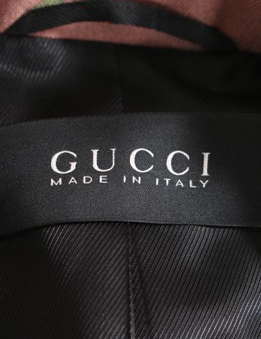 グッチ Gucci フローラル テーラードジャケット 花柄 ウール モヘヤ ピンク マルチカラー ハイブランド ブランド専門の中古通販サイト
