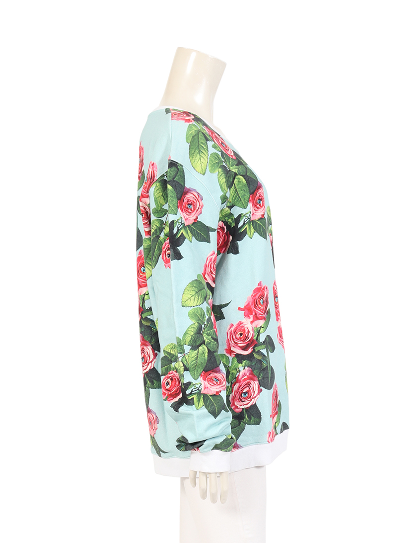 エムエスジーエム Msgm ブルオーバー トレーナー 花柄 エメラルドグリーン 緑 ピンク ハイブランド ブランド専門の中古通販サイト