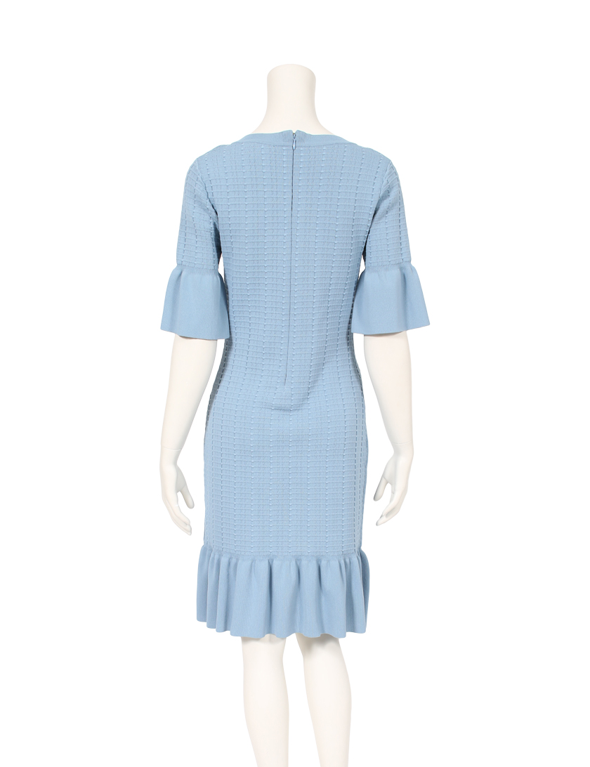 マイケルマイケルコース Michael Michael Kors ベルカフ ニット ワンピース 水色 ハイブランド ブランド専門の中古通販サイト