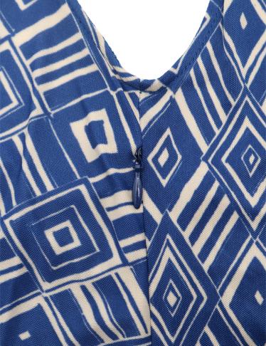 クリスチャンディオール Christian Dior ワンピース レーヨン 青 白 ハイブランド ブランド専門の中古通販サイト