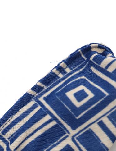 クリスチャンディオール Christian Dior ワンピース レーヨン 青 白 ハイブランド ブランド専門の中古通販サイト