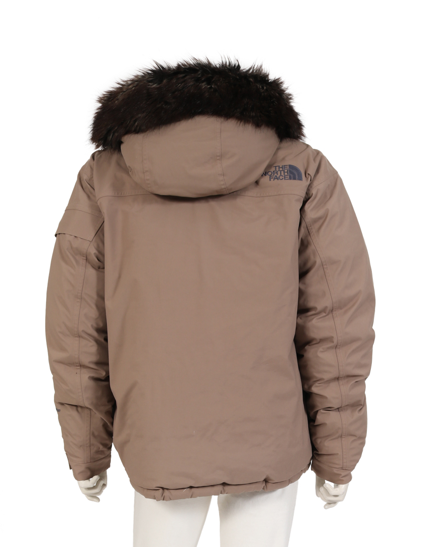 ザノースフェイス(THE NORTH FACE)|ダウンジャケット|ナイロン|グレーベージュ|ファー|フード付き|ハイブランド・ブランド専門の中古通販サイト(415699)