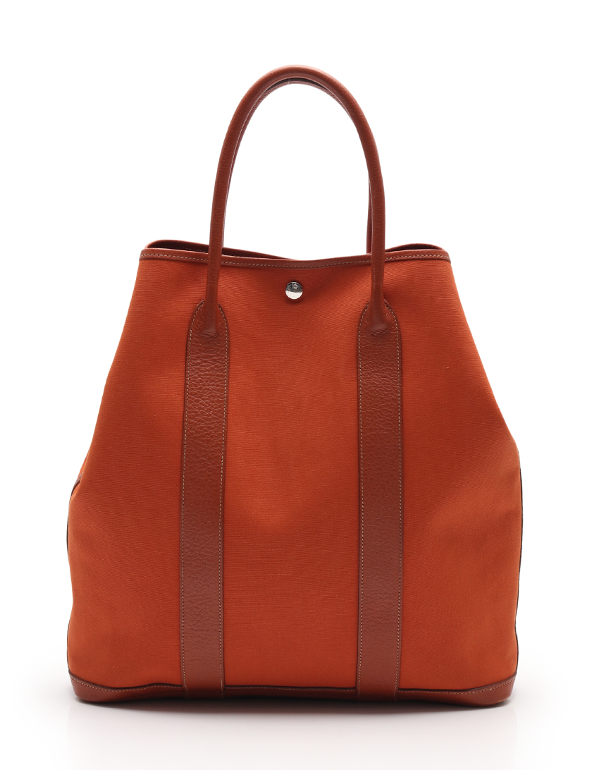 エルメス(HERMES)ガーデンファイルPM|トートバッグ |トワルオフィシエ|レザー|オレンジブラウン|茶|J刻印|シルバー金具|ハイブランド・ブランド専門の中古通販サイト(417354) エルメス(HERMES)ガーデンファイルPM|トートバッグ |トワルオフィシエ|レザー|オレンジブラウン|茶|J刻印|シルバー金具|ハイブランド・ブランド専門の中古通販サイト(417354)