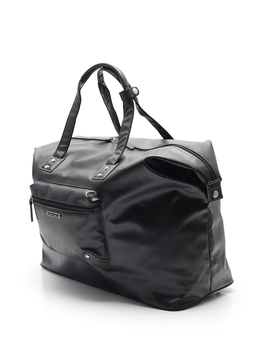 ポールスミス Paul Smith ハンドバッグ ボストンバッグ Pvc レザー 黒 ハイブランド ブランド専門の中古通販サイト