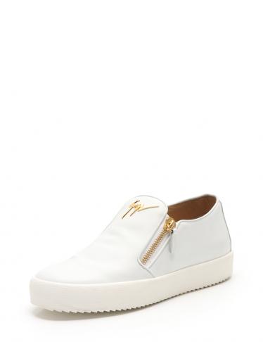 GIUSEPPE ZANOTTI・シューズ・サイドジップ スリッポン スニーカー 