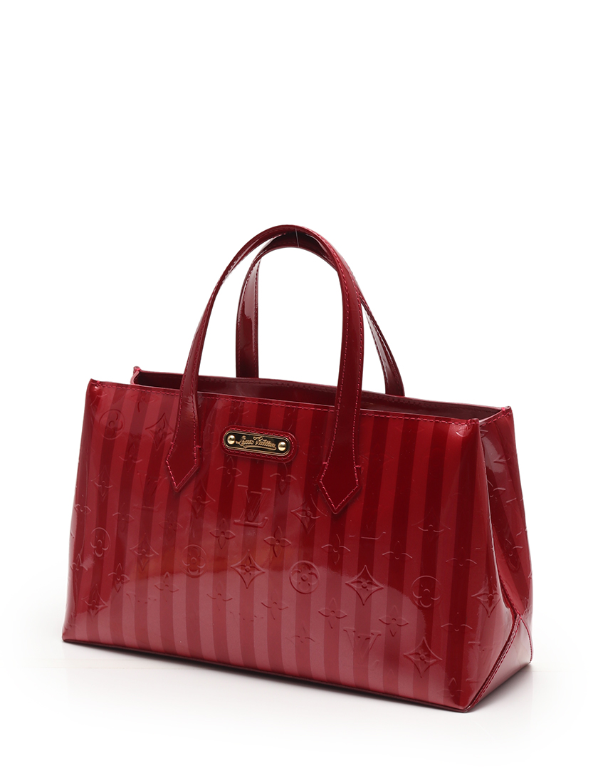 ルイヴィトン Louis Vuitton ウィルシャーpm モノグラムヴェルニ ハンドバッグ レザー ポムダムール レイユール ハイブランド ブランド専門の中古通販サイト