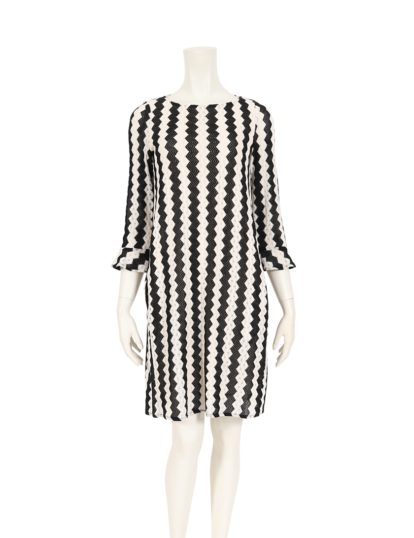 マックスアンドコー Max Co ニット ワンピース 黒 アイボリー ハイブランド ブランド専門の中古通販サイト