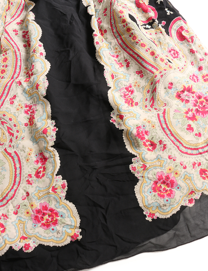 代引不可 アナスイ ワンピース シルク ラメ入り 肌触りがいい