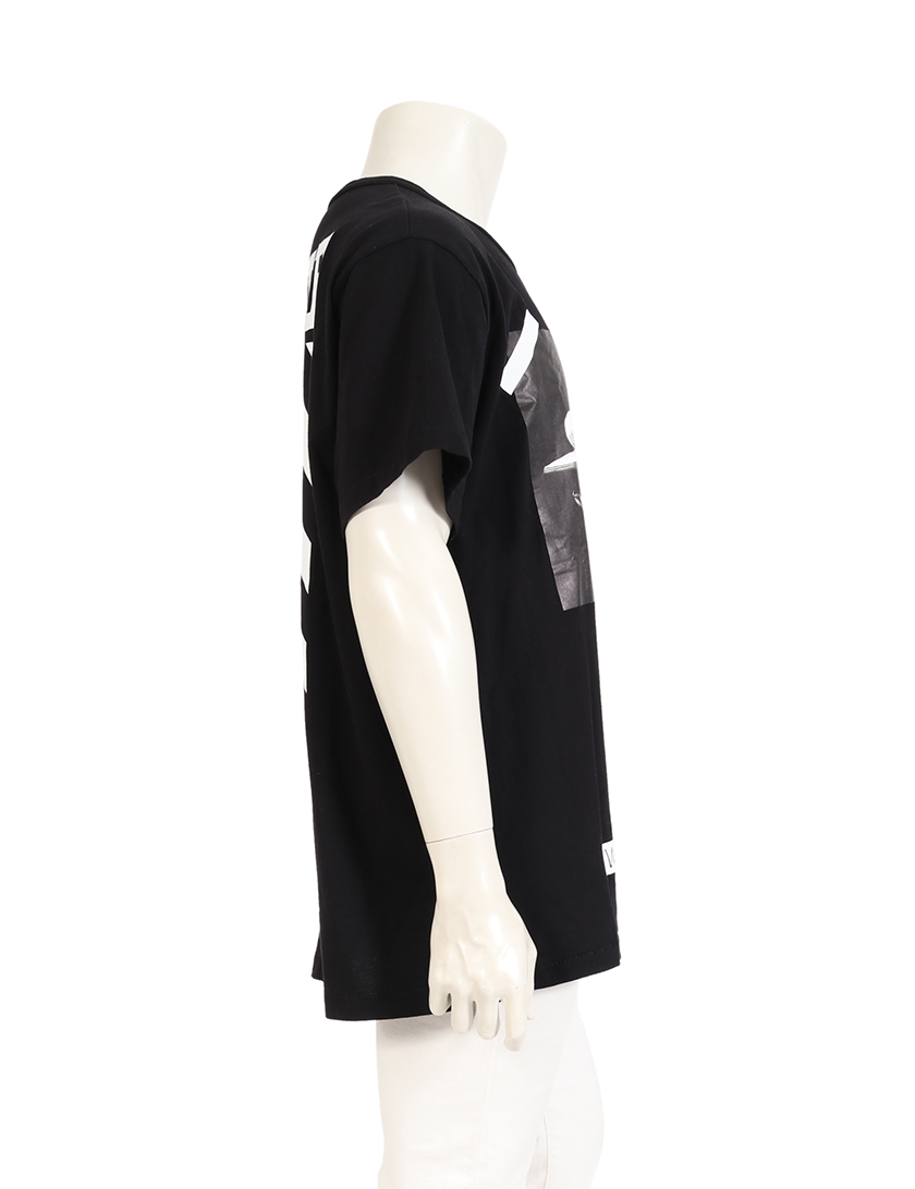 オフホワイト(OFF-WHITE)CARAVAGGIO|バックロゴプリント|Tシャツ|カットソー|黒|18AW|ハイブランド・ブランド専門の中古通販サイト(426589) オフホワイト(OFF-WHITE)CARAVAGGIO|バックロゴプリント|Tシャツ|カットソー|黒|18AW|ハイブランド・ブランド専門の中古通販サイト(426589)