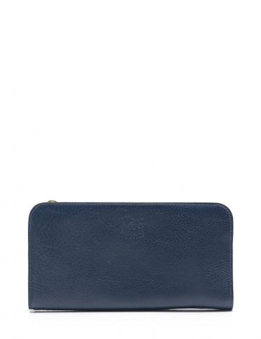 IL BISONTE・財布・小物・ 長財布 レザー ネイビー ジップ｜【公式 
