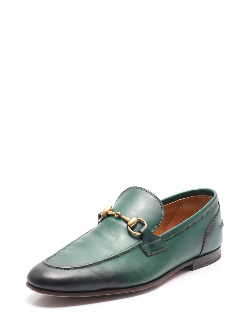 グッチ Gucci ホースビット ドレスシューズ レザー 緑 ダークグリーン ハイブランド ブランド専門の中古通販サイト