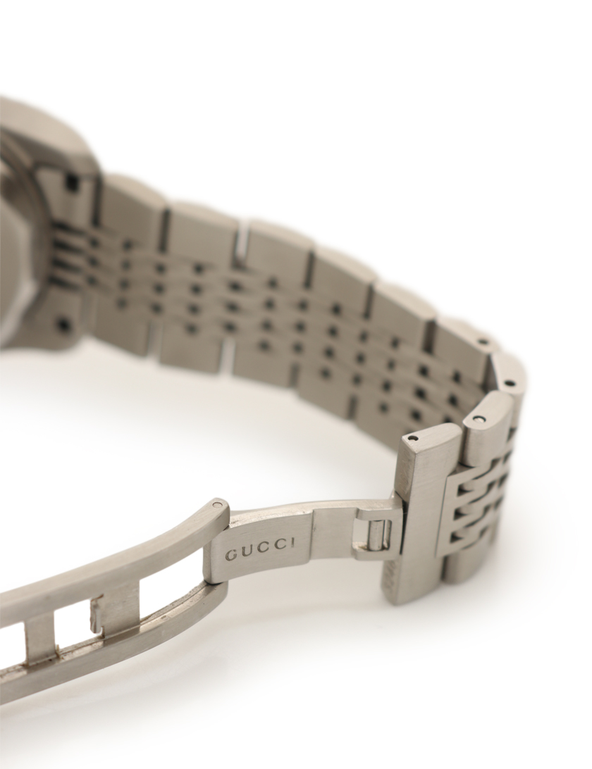 グッチ Gucci Gタイムレスクロノ メンズ 腕時計 メンズ 自動巻き Ss シルバー 黒文字盤 ハイブランド ブランド専門の中古通販サイト