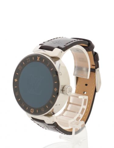 ルイヴィトン Louis Vuitton タンブール ホライゾン 腕時計 メンズ スマートウォッチ Ss ラバー シルバー 白 ハイブランド ブランド 専門の中古通販サイト