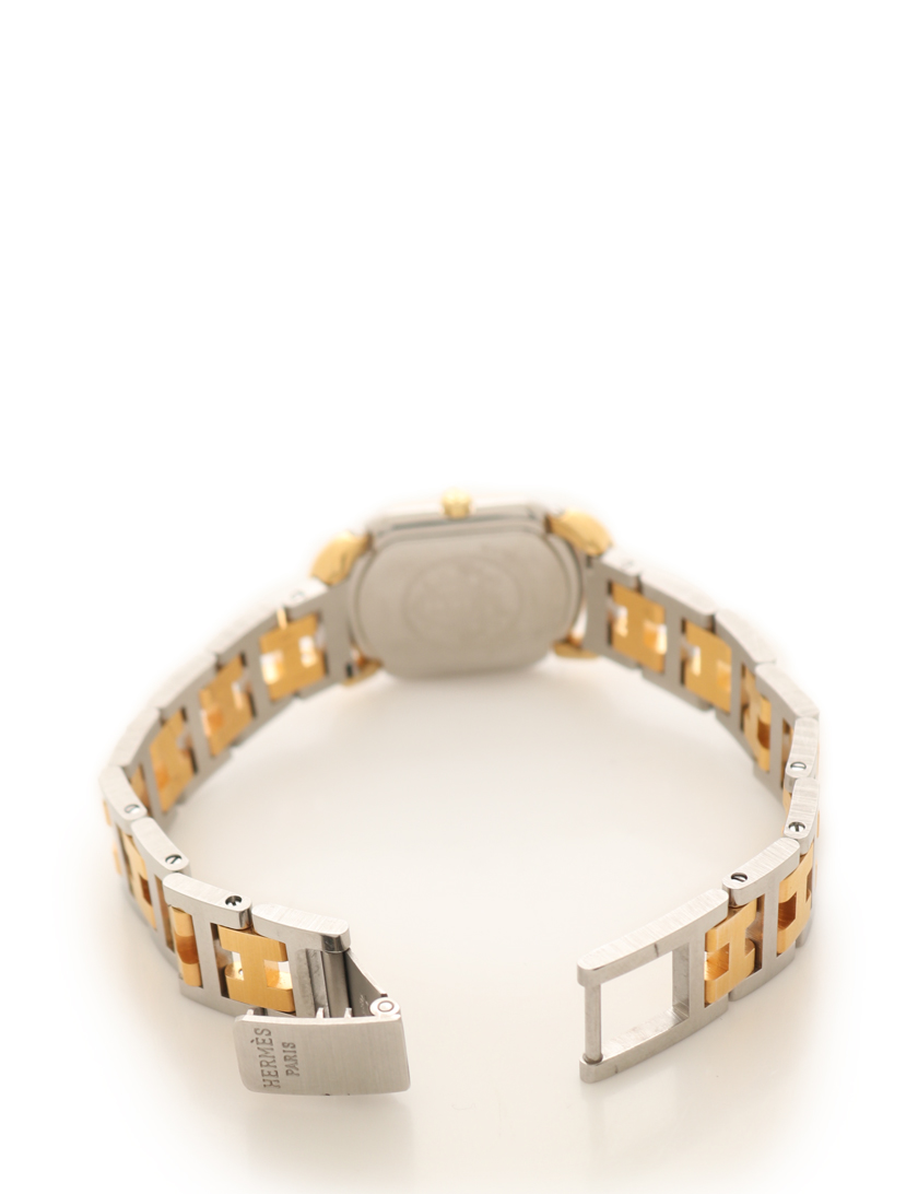 エルメス(HERMES)ラリー|レディース|腕時計|クオーツ|SS|GP|シルバー|ゴールド|ハイブランド・ブランド専門の中古通販サイト(434547)