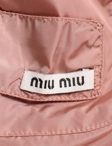 ミュウミュウ Miu Miu ダウンジャケット ピンク リボン フリル ハイブランド ブランド専門の中古通販サイト