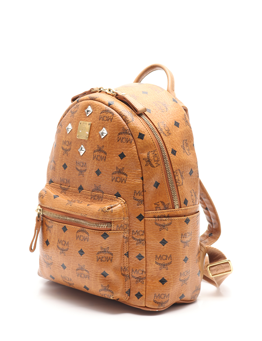 エムシーエム(MCM)リュック|バックパック|レザー|茶|ハイブランド・ブランド専門の中古通販サイト(435382)