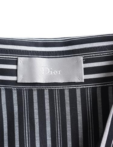 ディオールオム(Dior HOMME)|シャツ|ストライプ|黒|グレー|bee ...