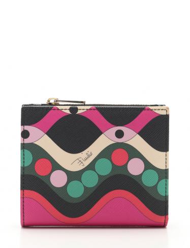 エミリオプッチ Emilio Pucci 2つ折り財布 レザー マルチカラー プッチ柄 ハイブランド ブランド専門の中古通販サイト