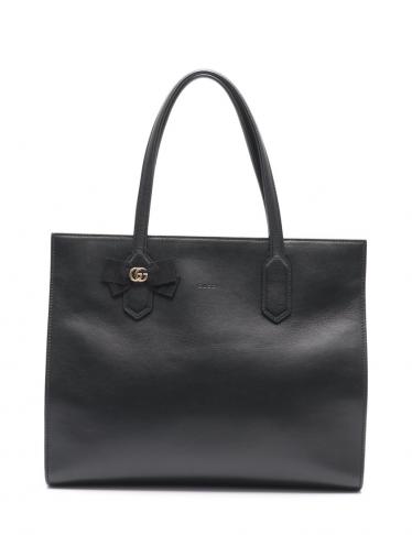 GUCCI リボンデザイン 黒 パーティーバッグ GUCCI・バッグ・GGリボン トートバッグ レザー 黒 日本限定｜【公式