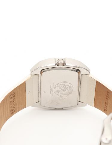 ディーゼル Diesel 腕時計 レディース クオーツ Ss レザー シルバー 白 シェル文字盤 ハイブランド ブランド専門の中古通販サイト