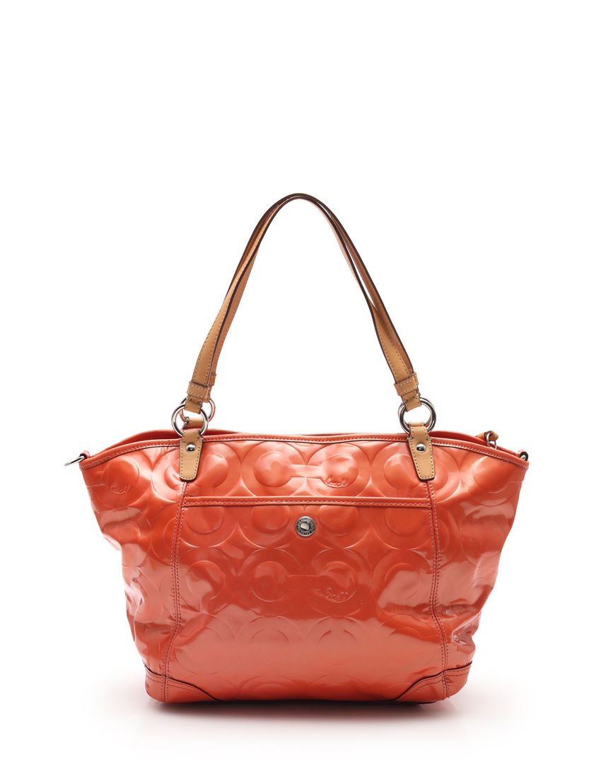 コーチ(COACH)シグネチャー|トートバッグ|エナメルレザー ...