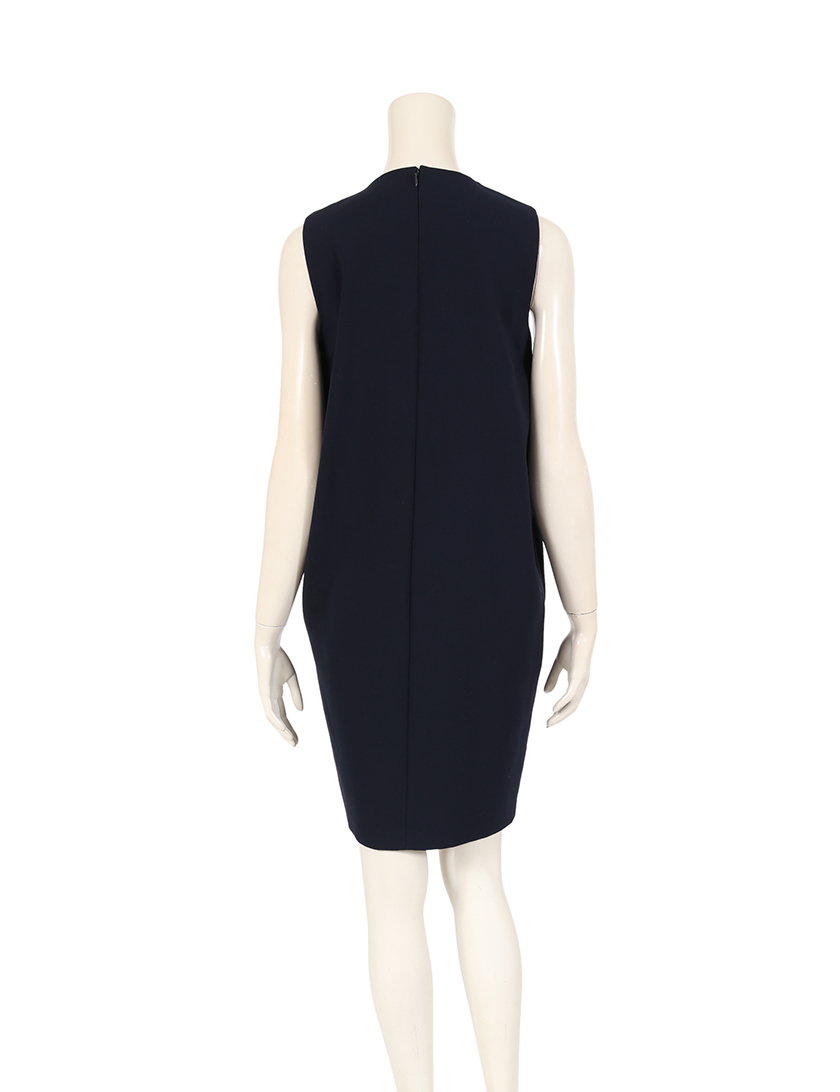 エンフォルド Enfold ワンピース ノースリーブ ネイビー ハイブランド ブランド専門の中古通販サイト