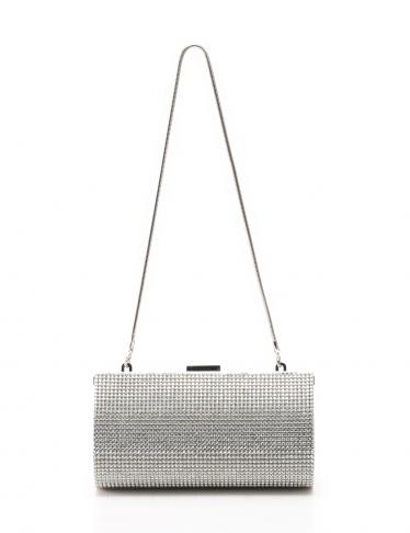 スワロフスキー Swarovski クリスタル イブニングバッグ Power Silver Shade ハイブランド ブランド専門の中古通販サイト