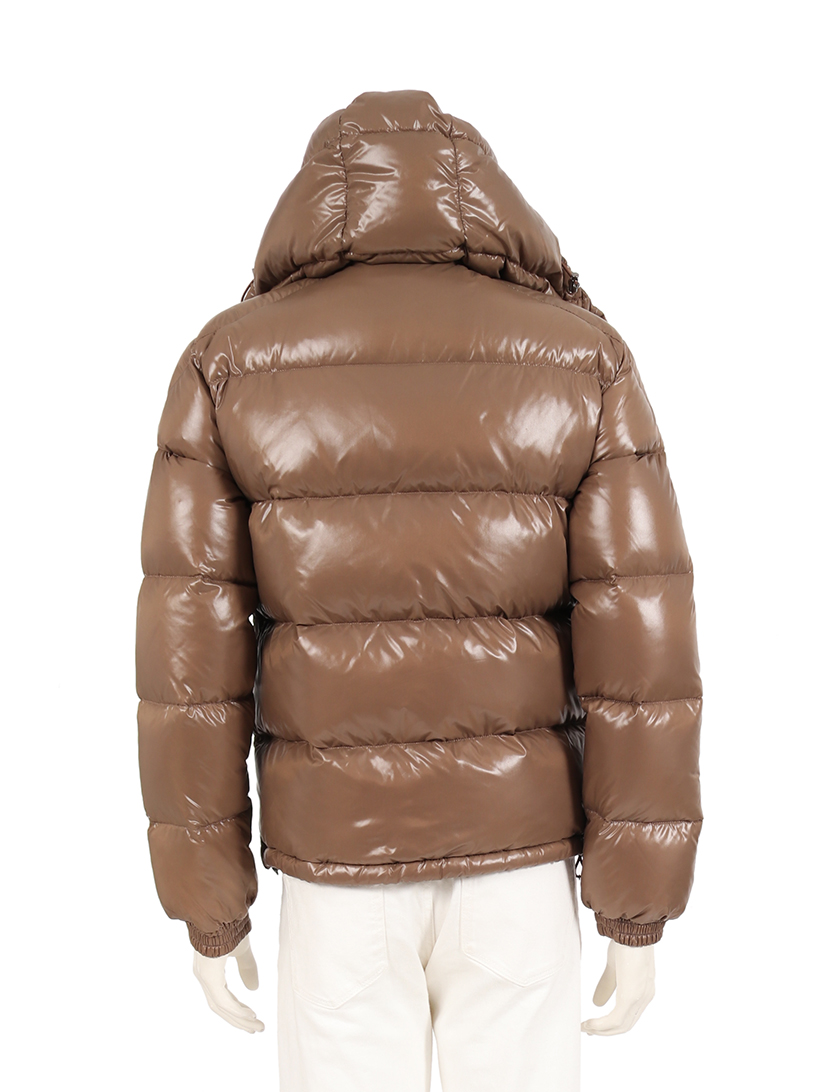 モンクレール Moncler K2 ダウンジャケット ダークベージュ フード付き ハイブランド ブランド専門の中古通販サイト