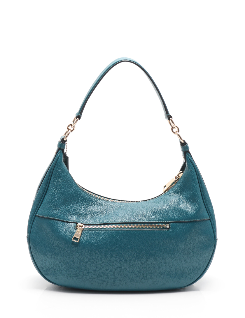 コーチ(COACH)ハーレー|EW|ホーボー|ワンショルダーバッグ|レザー|ブルーグリーン|2WAY|ハイブランド・ブランド専門の中古通販サイト(444652)