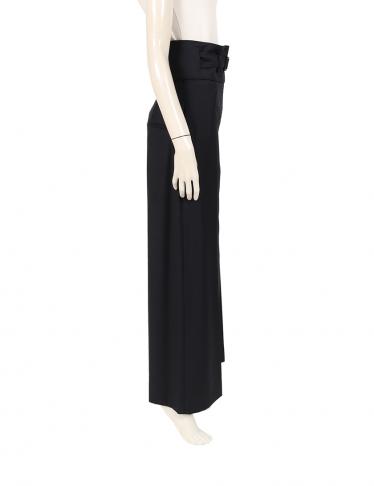 ビューティフルピープル(beautiful people)loropiana|twill|belted|pants|ワイドパンツ|ウール|ダークネイビー|ハイブランド・ブランド専門の中古通販サイト(453366)